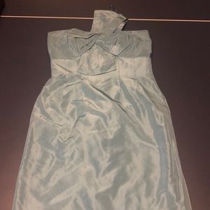 JCREW Blue Strapless Minidress